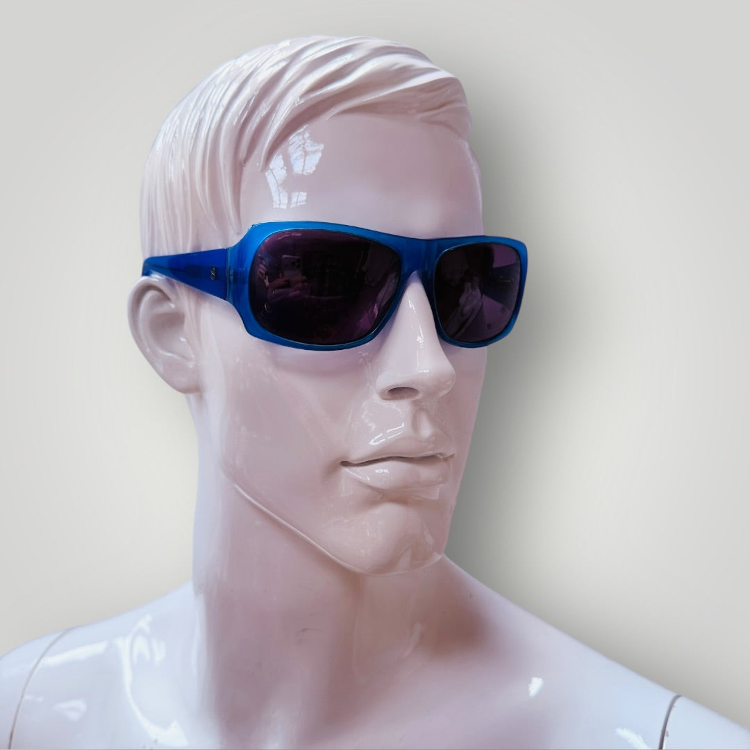 KATE SYLVESTER / 'elizabeth' sunglasses in blue (3909392307899558727)