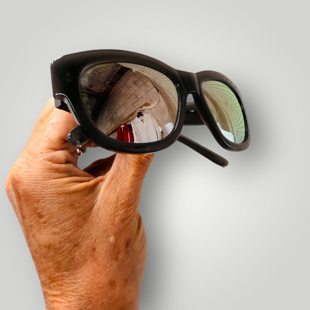 CHLOE / 2144 mirrored sunglasses / made in france / unisex (3909392314663729676)