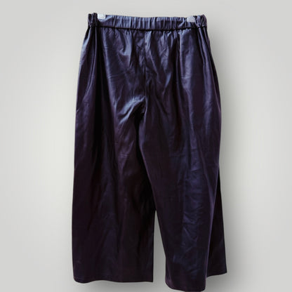 NOISY MAY / vegan leather culottes / m (3909392351166186532)