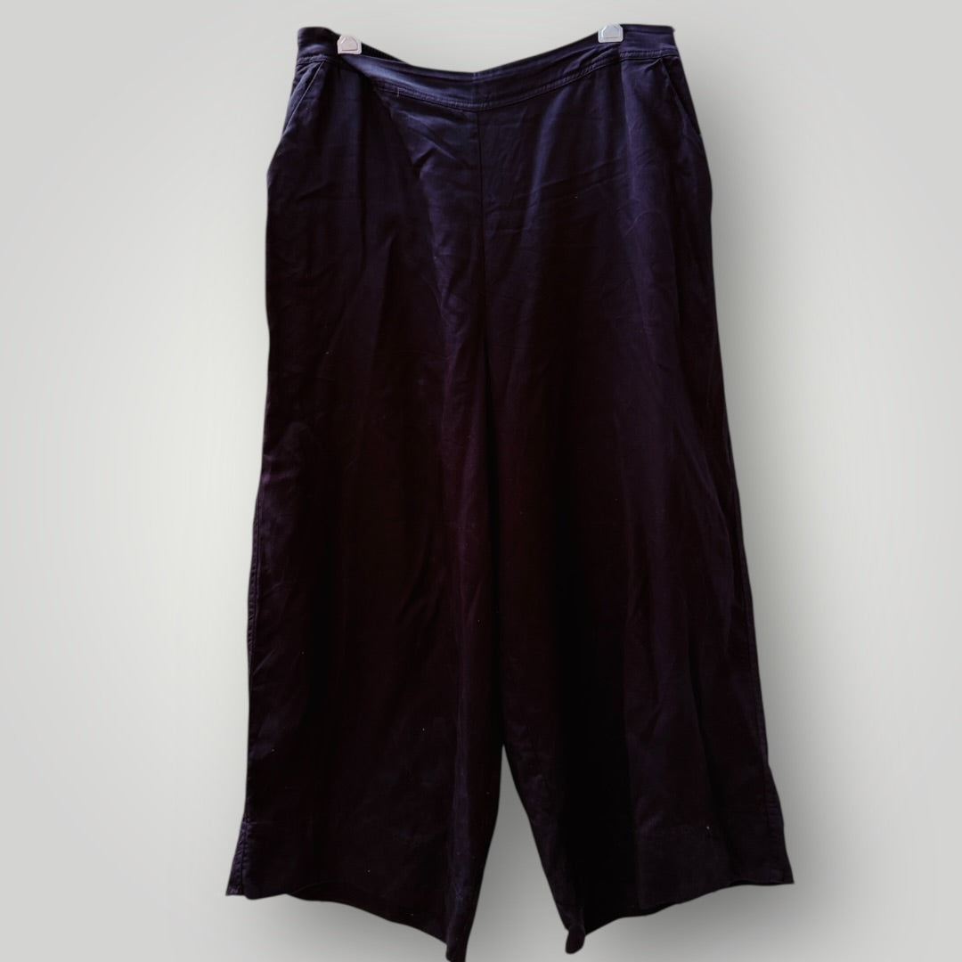 MAX / wide legged pants / glossy black / 16 (3909392353662706447)