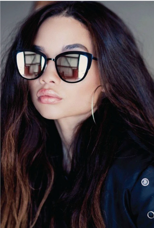 Quay Australia / SUPER GIRL Designer Sunglasses with reflective lens (3909483517587640041)