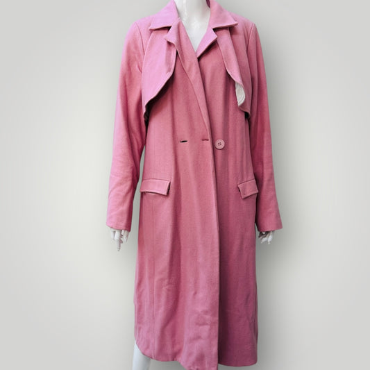 KILT / 'millie' coat / made in nz / L/XL (3910510439235852186)