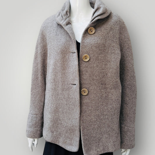 1980s vintage / ZIM / wool + alpaca coat / m (3910510446895647912)