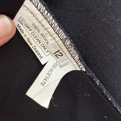 CARLSON / wool duffel coat / s / made in nz (3910585987162531475)