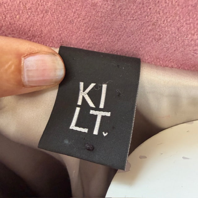 KILT / 'millie' coat / made in nz / L/XL (3910586136972854062)