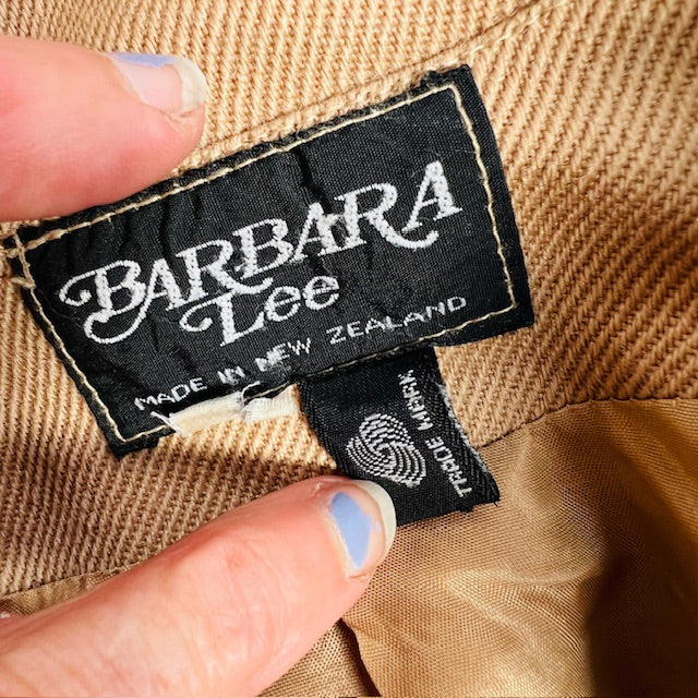 2000s vintage / BARBARA LEE / wool coat / s/m / made in nz (3910606675257011349)