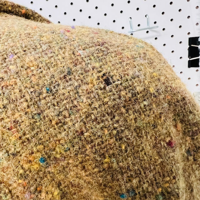 1960s vintage / tweed wool / bush shirt jacket / M (3910606687016628700)