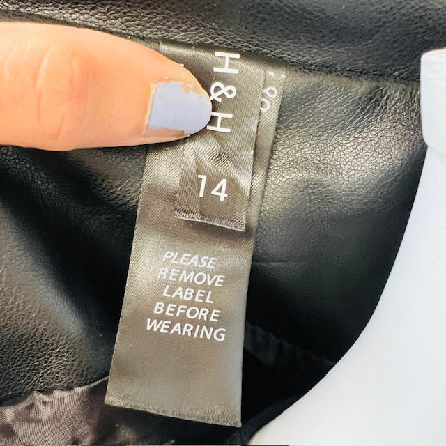 h&h / vegan leather jacket / 14 (3910606772054244138)