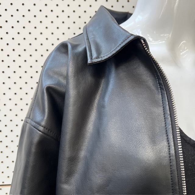 h&h / vegan leather jacket / 14 (3910606778653010000)