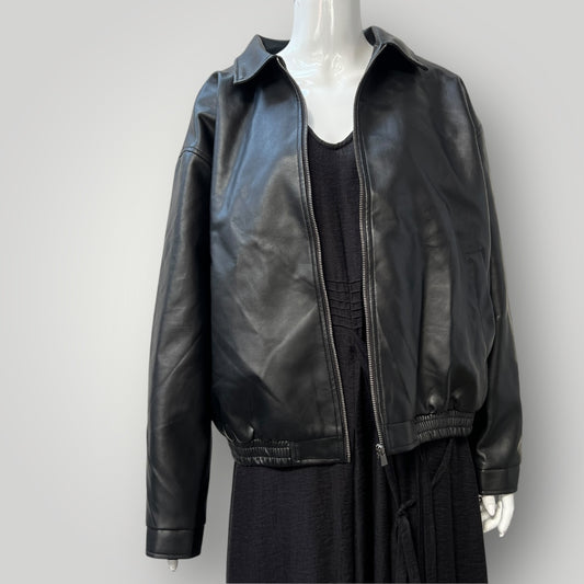 h&h / vegan leather jacket / 14 (3910607112730434879)