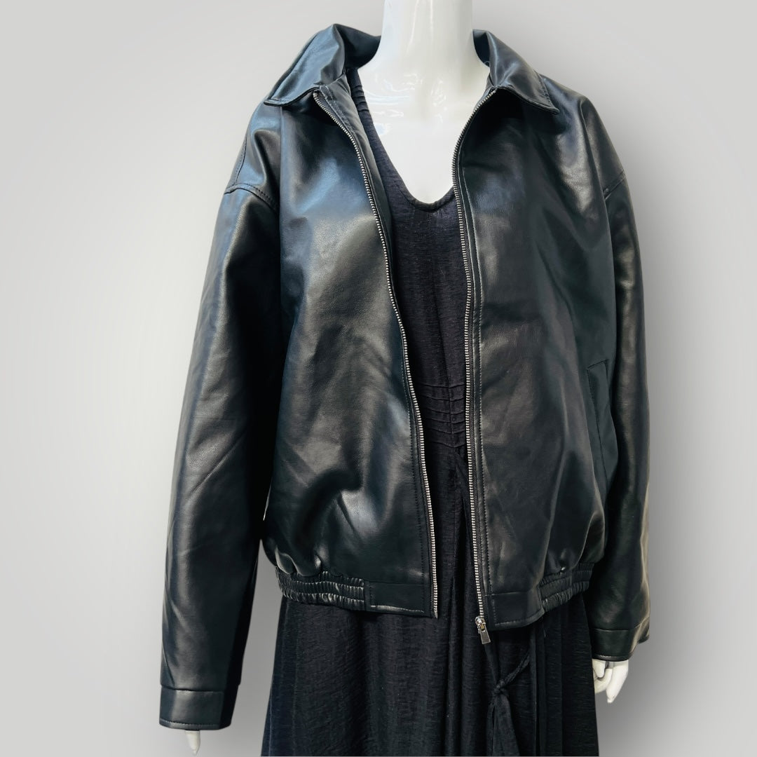 h&h / vegan leather jacket / 14 (3910607114510759148)