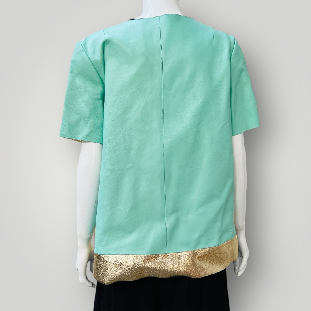 MARNI / ss2013 / leather jacket / 42 (3910607163658380910)