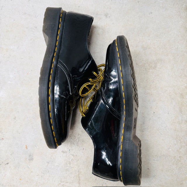 DR MARTENS /  Dupree 3 Eye Shoe Black Patent Leather / 39 (3911111731429697077)