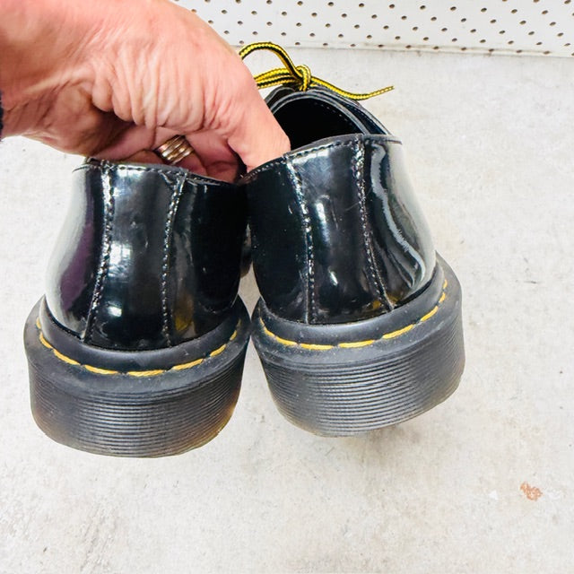 DR MARTENS /  Dupree 3 Eye Shoe Black Patent Leather / 39 (3911111738567195737)