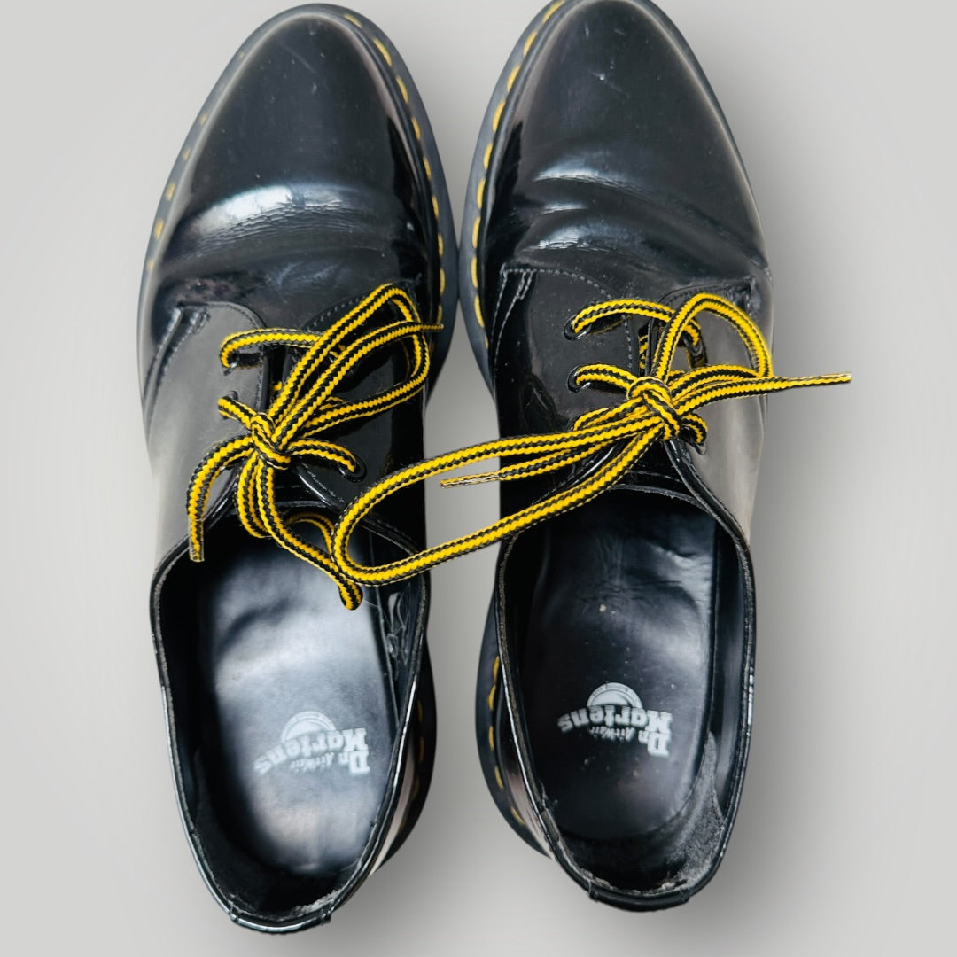 DR MARTENS /  Dupree 3 Eye Shoe Black Patent Leather / 39 (3911112069347506441)