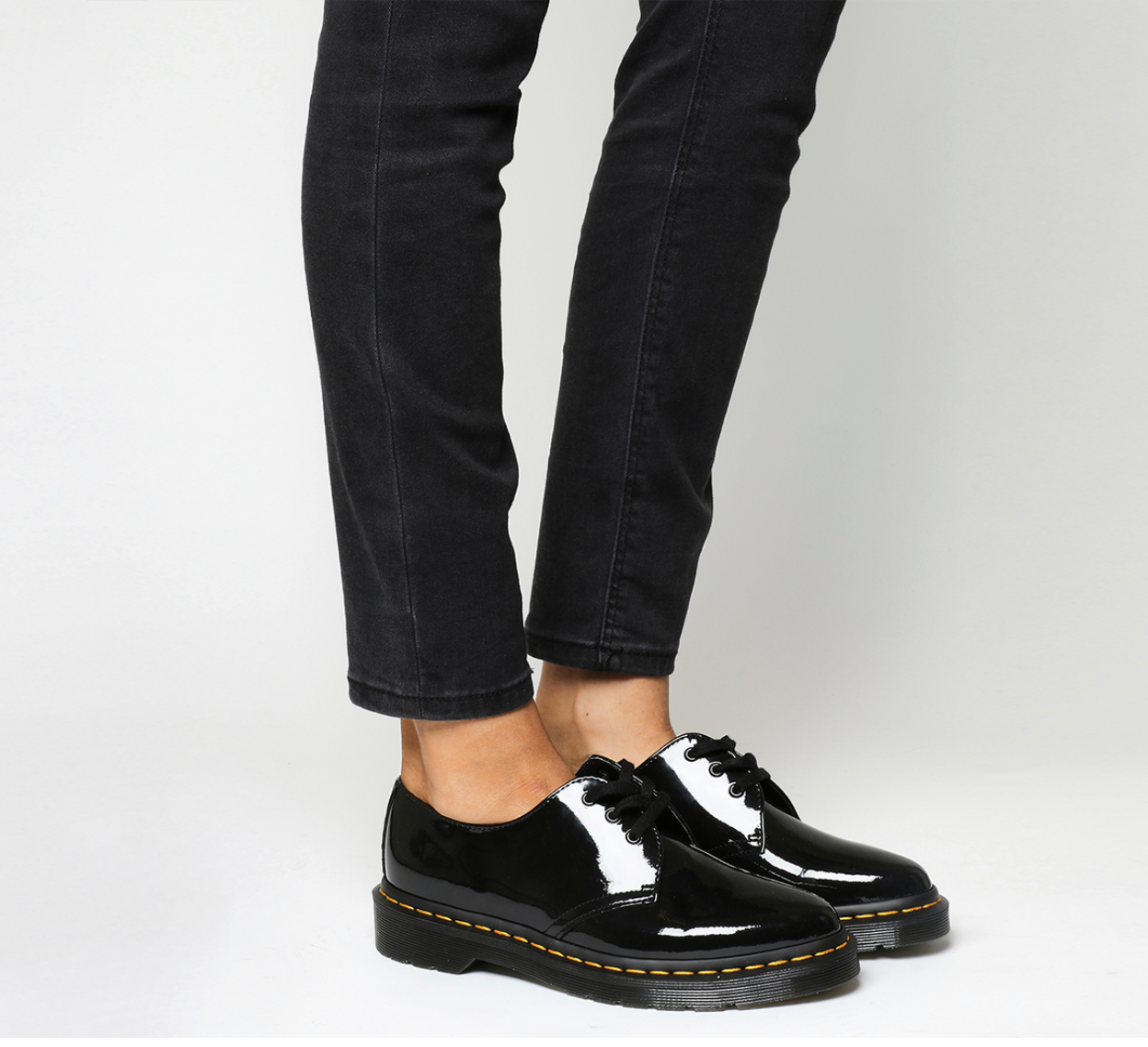 DR MARTENS /  Dupree 3 Eye Shoe Black Patent Leather / 39 (3911115431269821045)