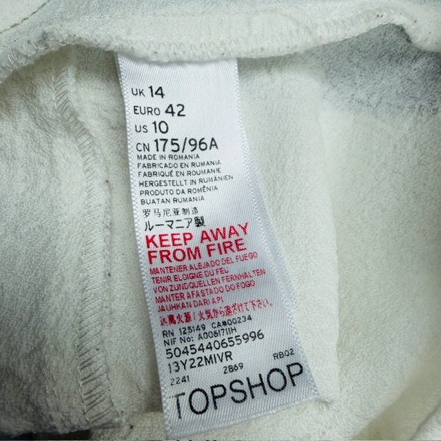 TOPSHOP / cutest white top with knotted back / 14 (3911148765959012017)