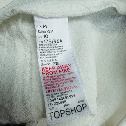 TOPSHOP / cutest white top with knotted back / 14 (3911148765959012017)