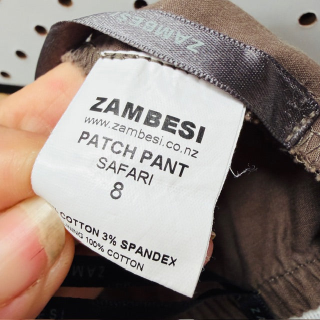 ZAMBESI / 'patch pant' in safari / s (3911148860655104188)