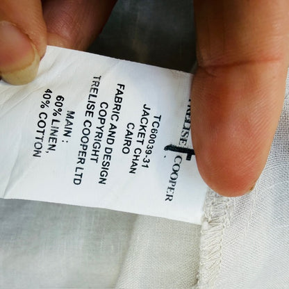 TRELISE COOPER / cairo linen jacket / s (3911288255035226222)