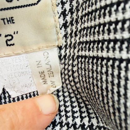 1980s vintage / NEWPORT / houndstooth jacket / made in nz / 16 (3911288265691843288)