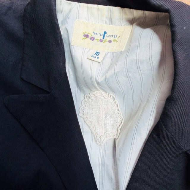 TRELISE COOPER / bell winger keats / short sleeved blazer / s (3911288296592508129)