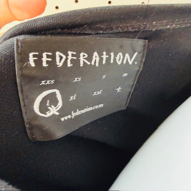 FEDERATION / sweatshirt with ruffles / L (3911288310167342666)