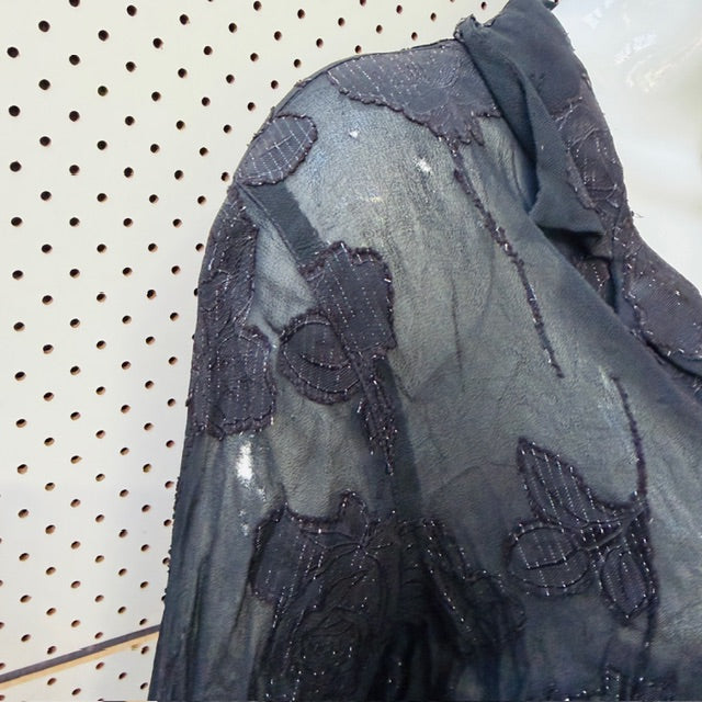 1990s aussie vintage / ADELE PALMER / sheer shirt / 12 (3911288374620615157)