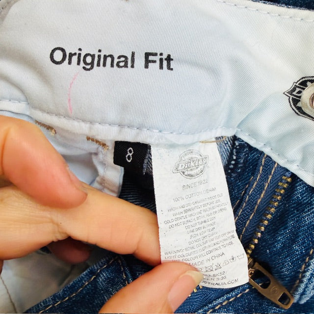 DICKIES / long denim skirt / s (3911288426376069489)