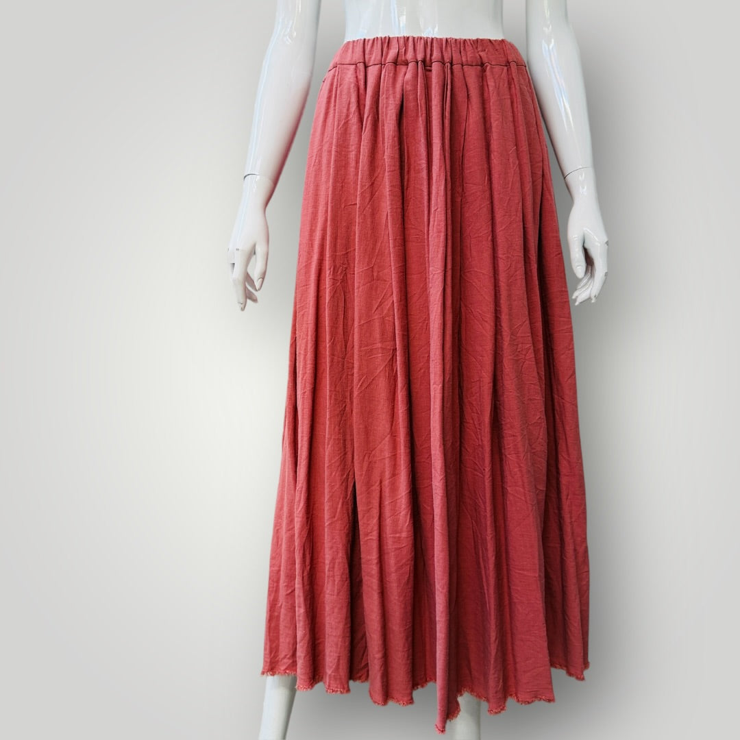 full / pink midi skirt / m/l (3911289254696343460)