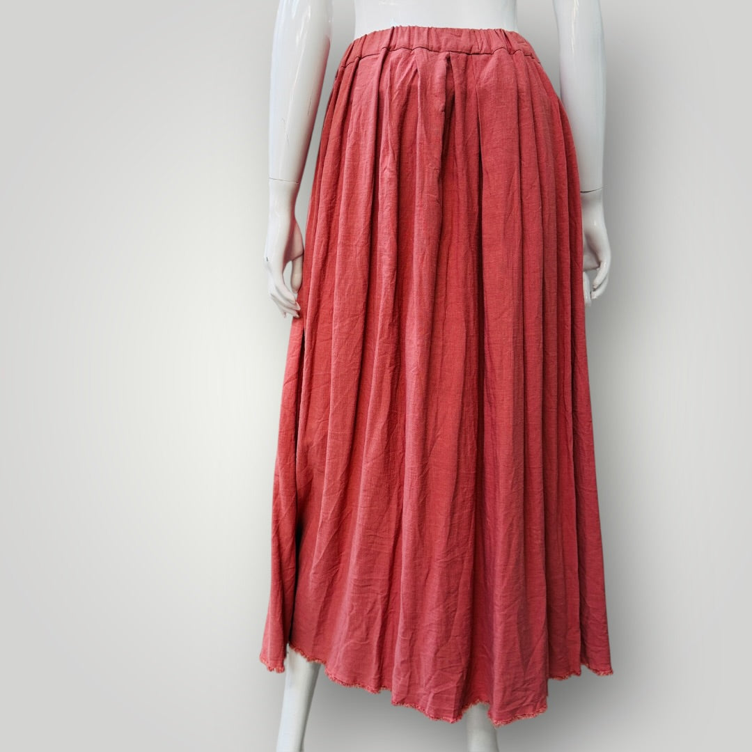 full / pink midi skirt / m/l (3911289259196837815)