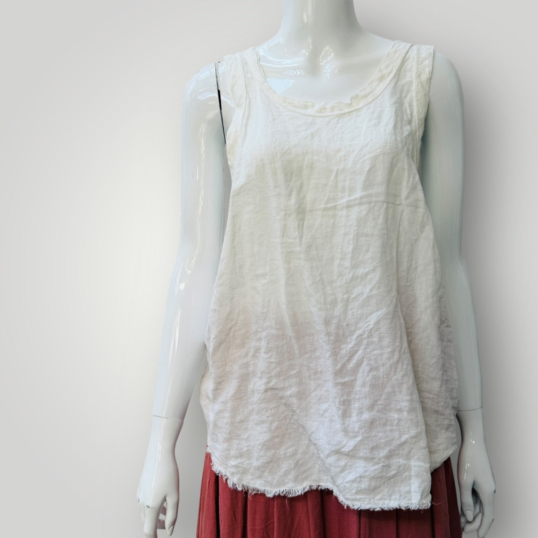BASSIKE / linen tank / white / 4 (3911289311677775743)