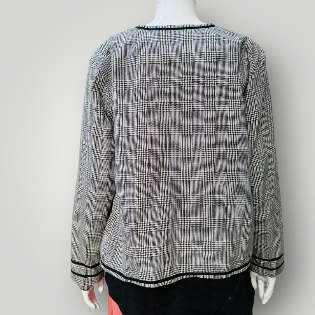 1980s vintage / NEWPORT / houndstooth jacket / made in nz / 16 (3911289373896439559)
