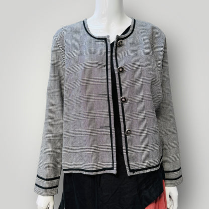 1980s vintage / NEWPORT / houndstooth jacket / made in nz / 16 (3911289377276979580)