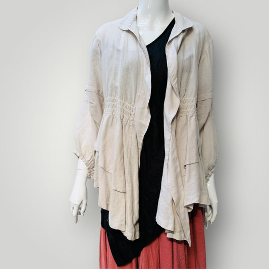 TRELISE COOPER / cairo linen jacket / s (3911289381063247228)