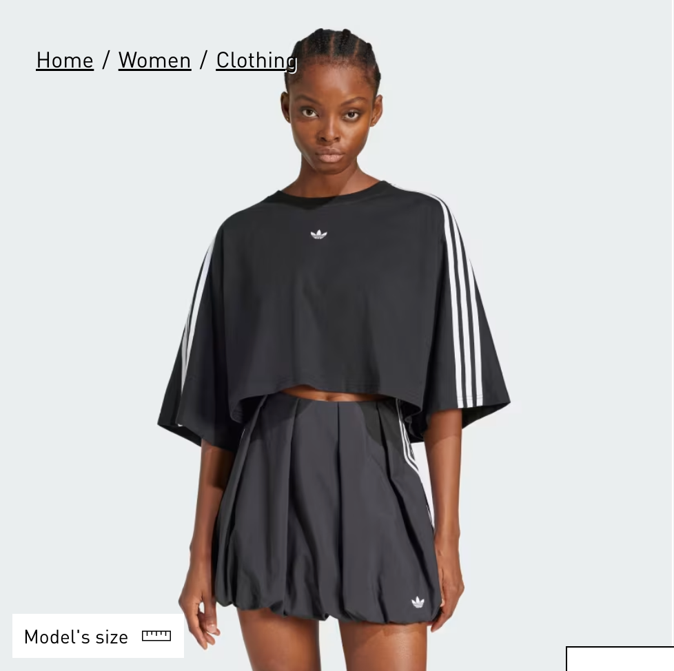 ADIDAS / boxy tee / XL (3911718311148073389)