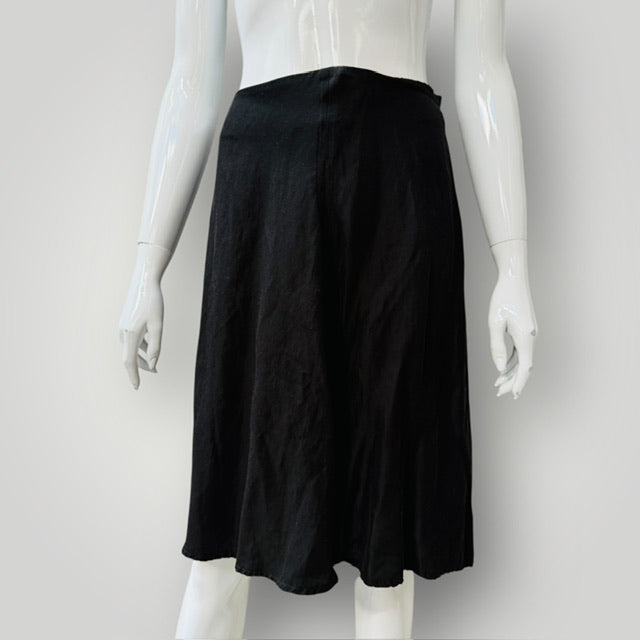 1990s vintage / ROSMANN / linen skirt / 10 / made in nz (3911741631723933348)