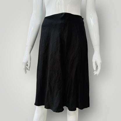1990s vintage / ROSMANN / linen skirt / 10 / made in nz (3911741631723933348)