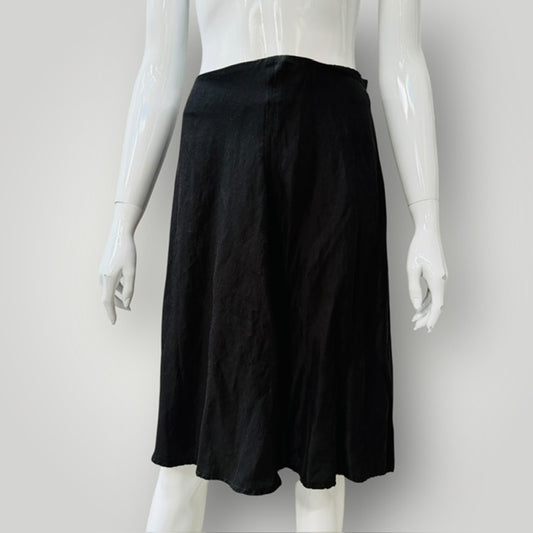 1990s vintage / ROSMANN / linen skirt / 10 / made in nz (3911741631723933348)