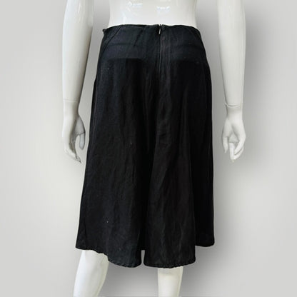 1990s vintage / ROSMANN / linen skirt / 10 / made in nz (3911741632897398354)