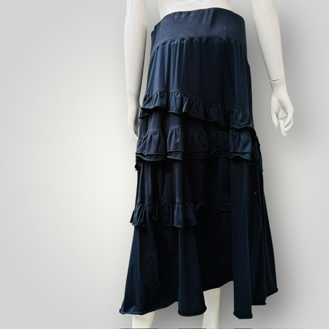 MOOCHI 6 x 7 / 'escalate' a line midi skirt / L (3911741641406543029)