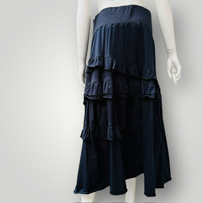 MOOCHI 6 x 7 / 'escalate' a line midi skirt / L (3911741641406543029)