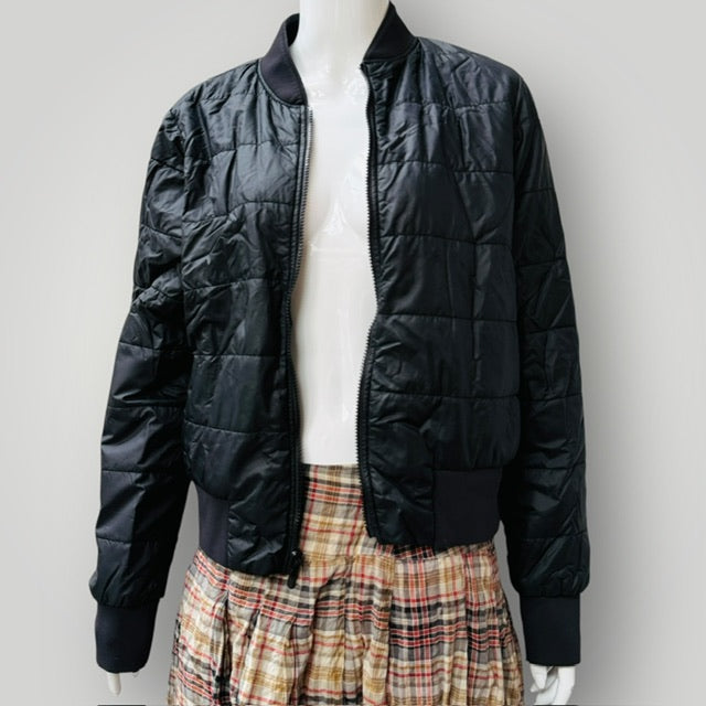 LULULEMON / reversible bomber with text on back / s (3911741676630396638)