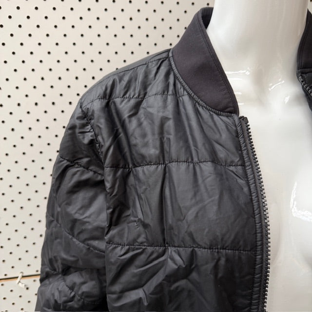 LULULEMON / reversible bomber with text on back / s (3911741772969216237)