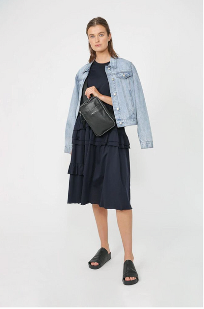 MOOCHI 6 x 7 / 'escalate' a line midi skirt / L (3911806722580946643)