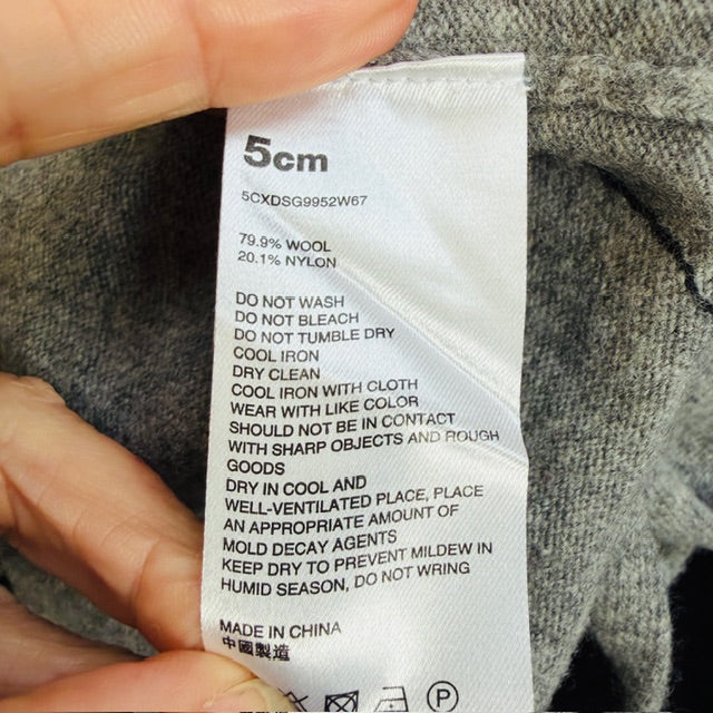 5cm / designer / wool dress / s (3912247605219764333)