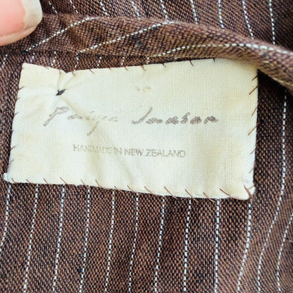 PAIGE JANSEN / handmade linen dress / s (3912247634435012041)