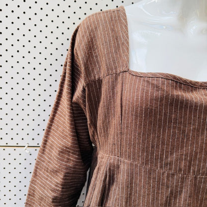 PAIGE JANSEN / handmade linen dress / s (3912247658461424397)