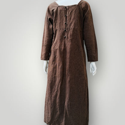 PAIGE JANSEN / handmade linen dress / s (3912247919492488712)