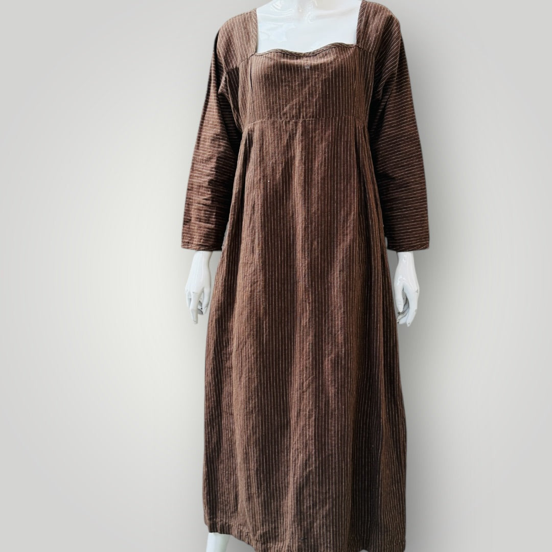 PAIGE JANSEN / handmade linen dress / s (3912247921253730292)
